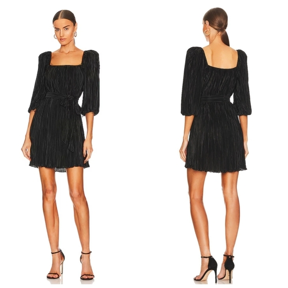 NWT Revolve LPA Jackie Mini Dress Black No Belt XS - Picture 1 of 8